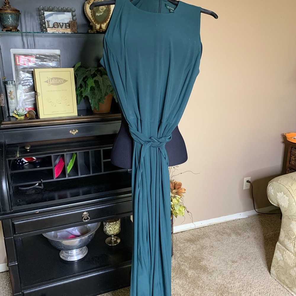 Lauren Ralph Lauren jumpsuit.  Green. 16W